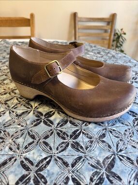 Dansko Lilah Mary Jane Clog Heels - Women